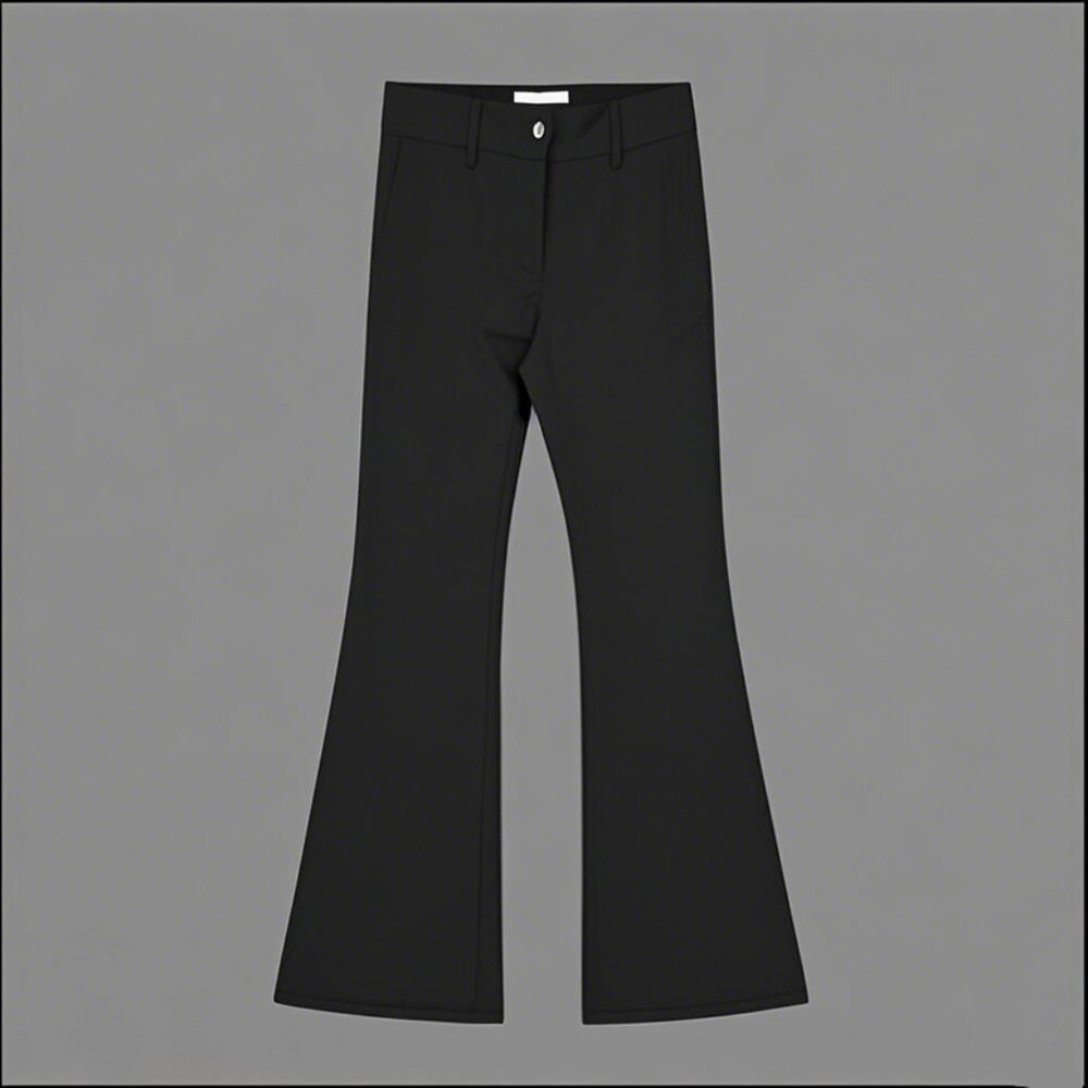 NWT Lululemon Groove Wide-Leg High-Waisted Flared Pants Black